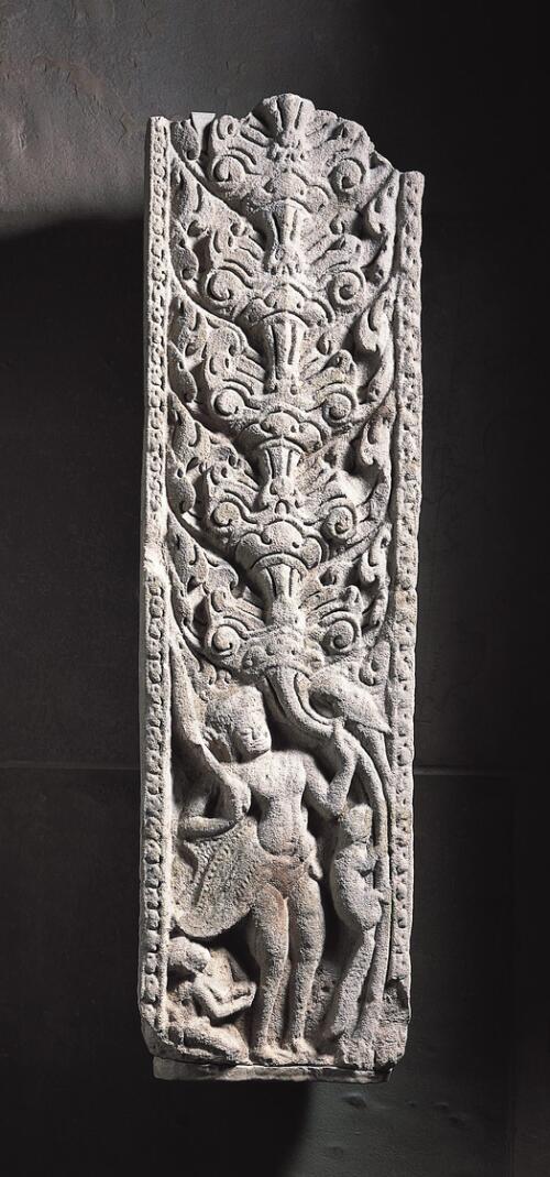 Pilaster with Figures, Animals and Foliage