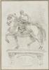 Fragonard, Jean-Honoré - Study after Francesco Mochi:  Equestrian Statue of Alessandro Farnese (from the Piazza dei Cavalli)