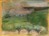 Degas, Edgar - Olive Trees Against a Mountainous Background