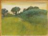 Degas, Edgar - Wheat Field and Green Hill