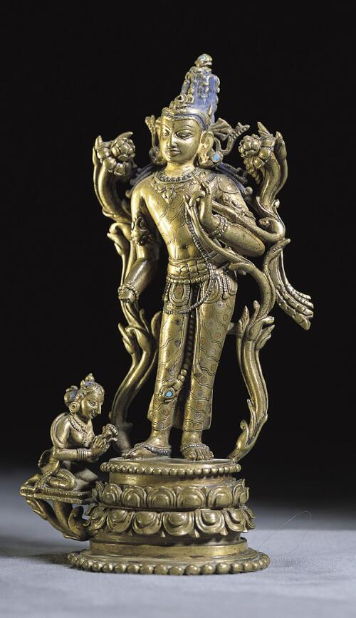 Bodhisattva Avalokiteshvara with Female Devotee