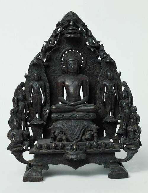Jain Triad with Neminatha and Retinue