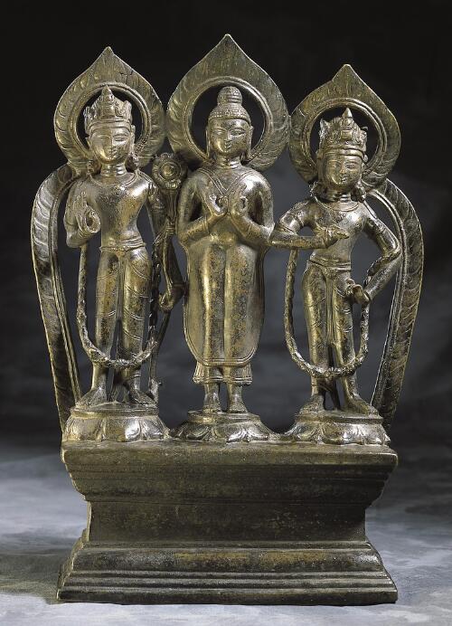 Buddha with Two Bodhisattvas