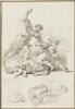 Fragonard, Jean-Honoré - Study After Sebastiano Ricci: Massacre of the Innocents (from the School of the Carita)